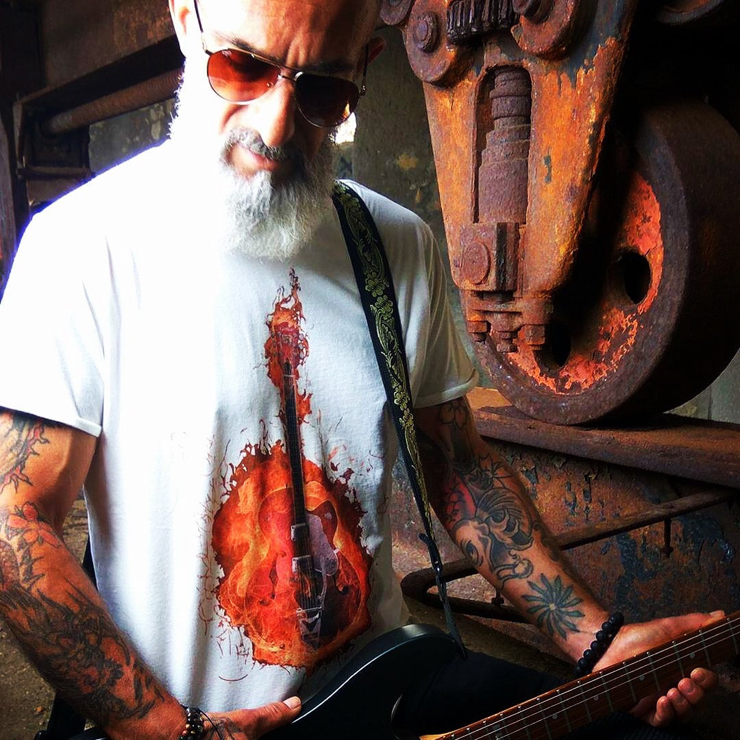 Τ-shirt Support Your Local Djs και Barbers n' Beards