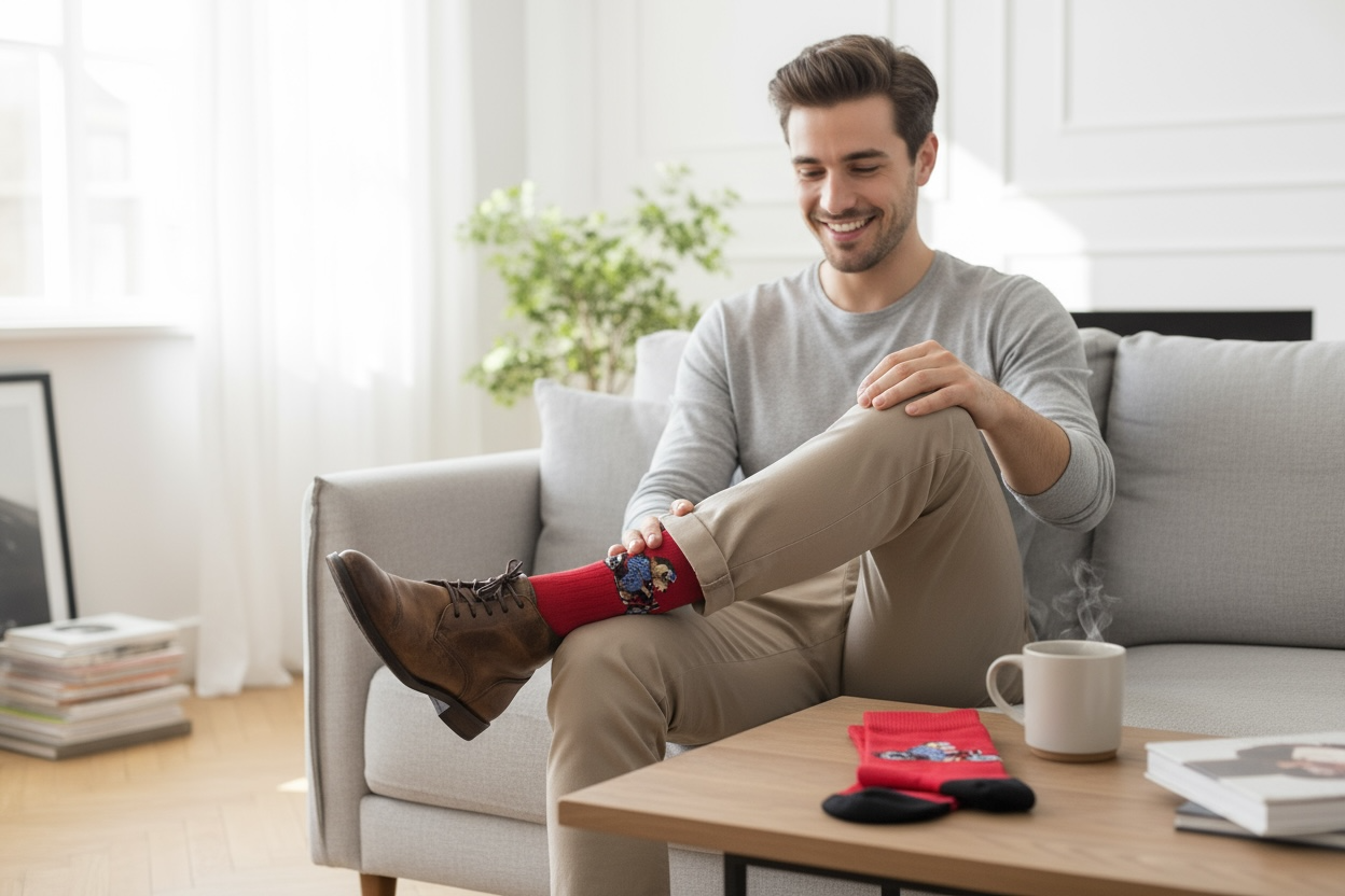 Κάλτσες σε ποικιλία σχεδίων (ψηλές) - Moto