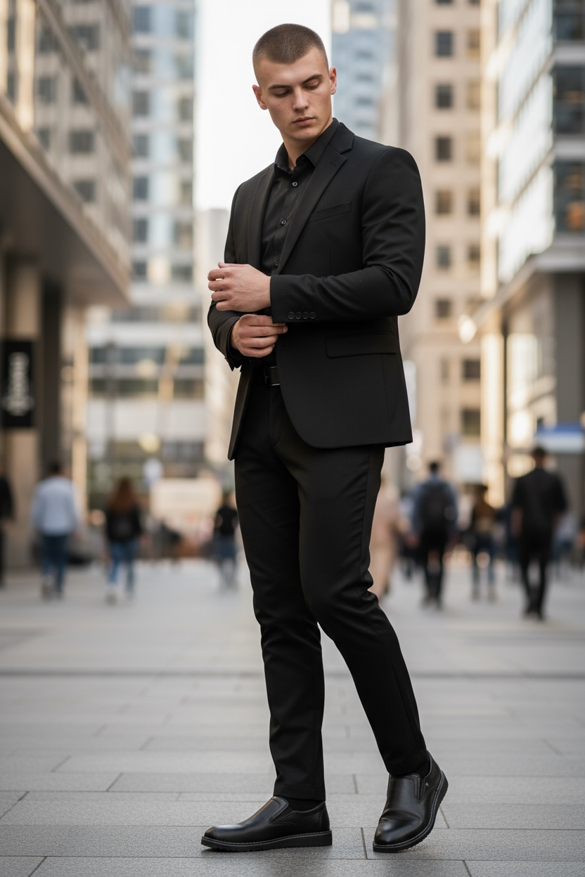 Ανδρικά δερμάτινα παπούτσια σε άνετη γραμμή.