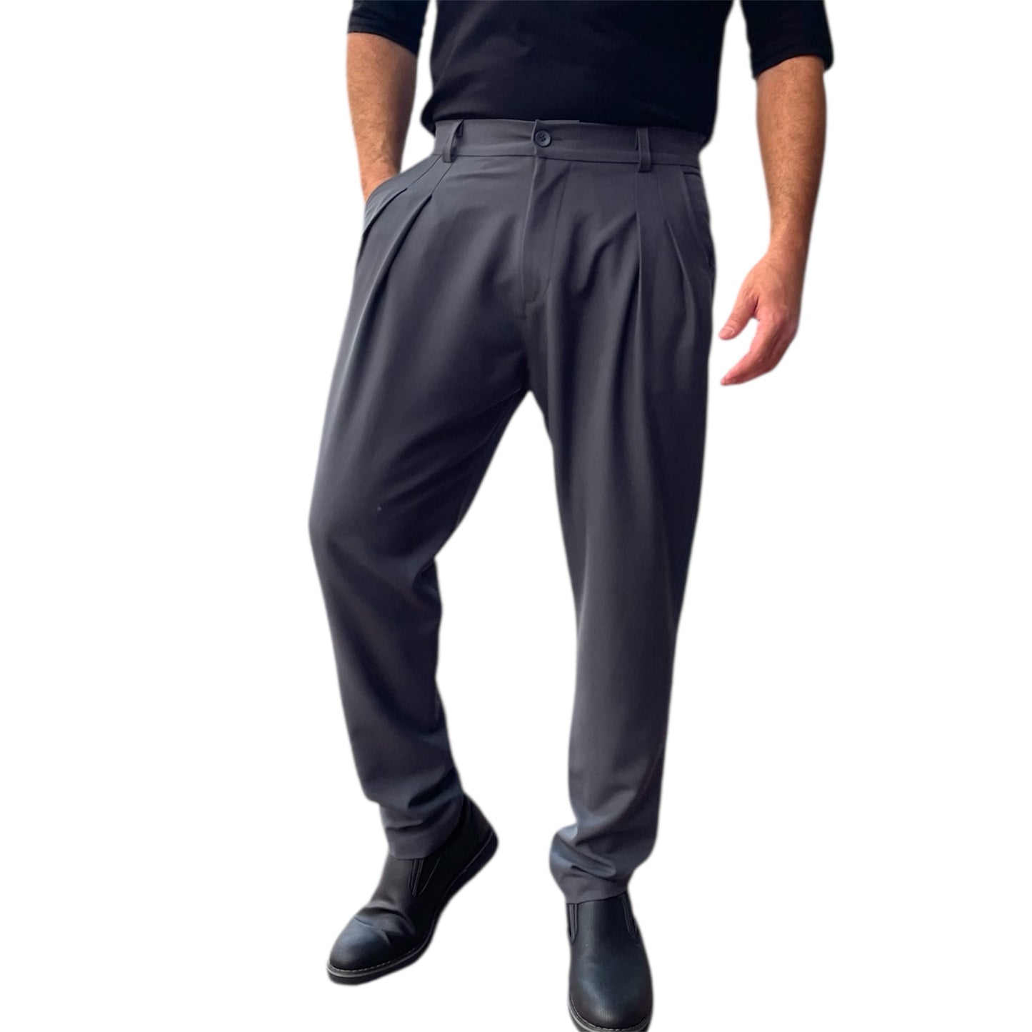 Σετ παντελόνι και οver πουκάμισο/σακάκι σε ελαστικο υφασμα