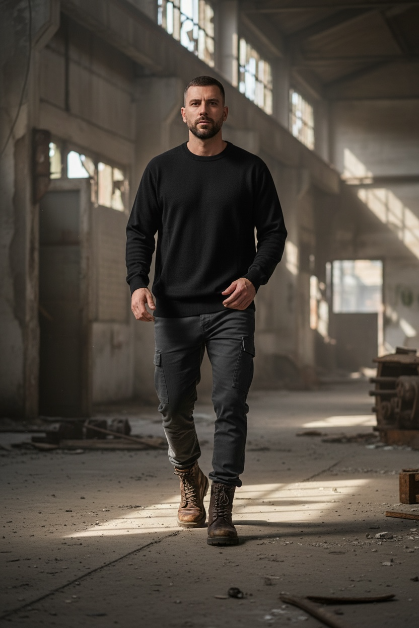 Μακρυμάνικη βαμβακερή πλεκτή μπλούζα - Long sleeve t-shirt