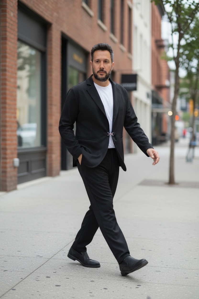 Σακάκι μονοκουμπο σε fashion γραμμή