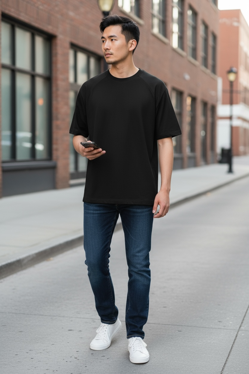 Κοντομάνικη μπλούζα ρεγκλάν