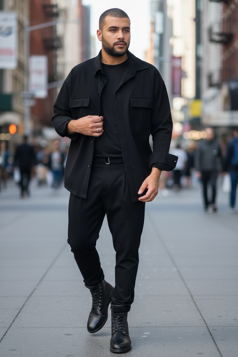 Fashion business παντελόνι με ζώνη σε punto di roma ελαστικό μονόχρωμο