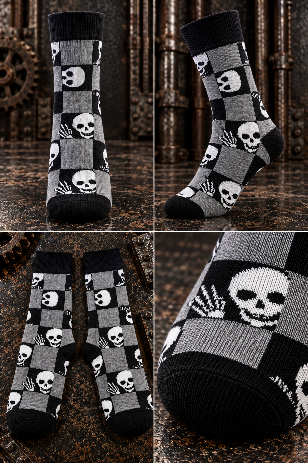 Βαμβακέρη Κάλτσα με σχέδιο SKULLS