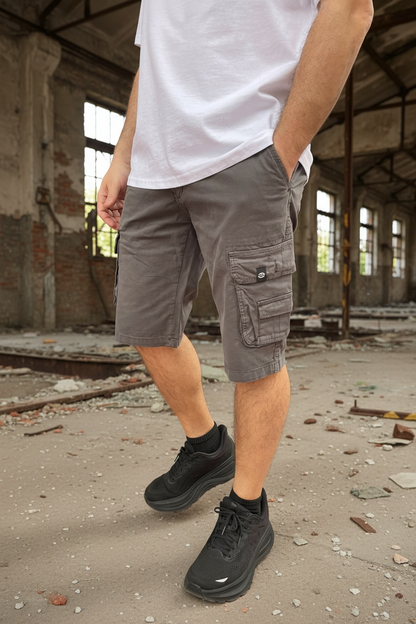 Quilted joggers with zipper