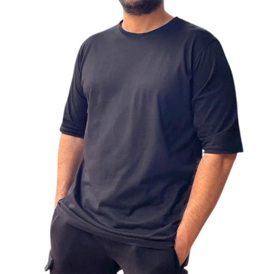 Κοντομάνικη μπλούζα με μανίκι αγκώνα  - Short sleeve t-shirt