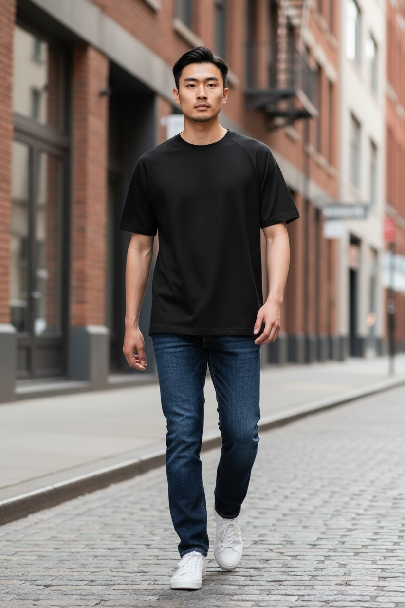 Κοντομάνικη μπλούζα ρεγκλάν