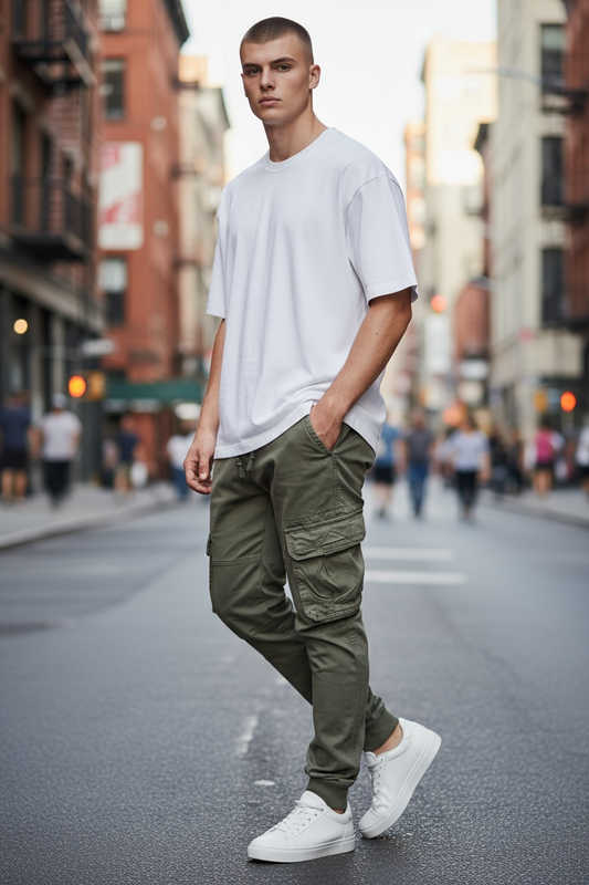 Βαμβακερο παντελόνι cargo με τσέπες