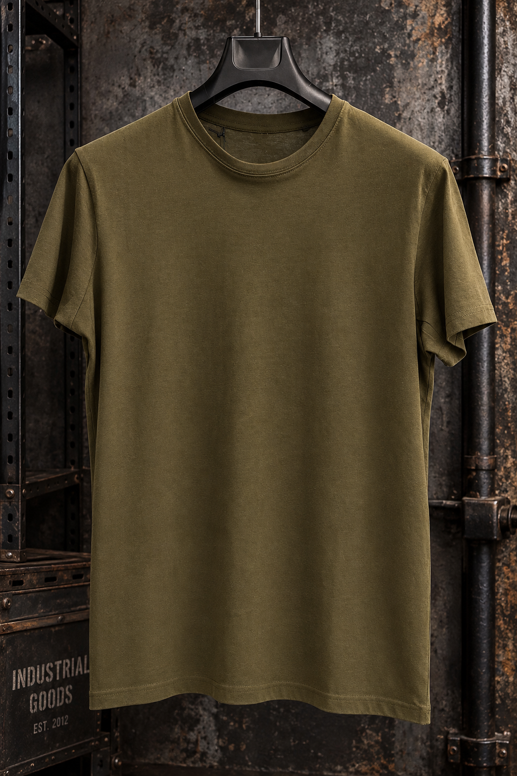 BASIC Μονόχρωμο t-shirt