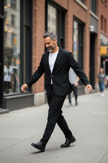 Σακάκι μονοκουμπο σε fashion γραμμή