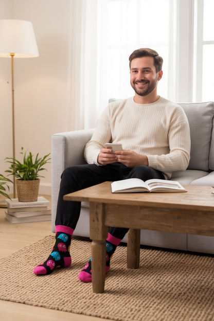 Κάλτσες σε ποικιλία σχεδίων (ψηλές) Pac-Man