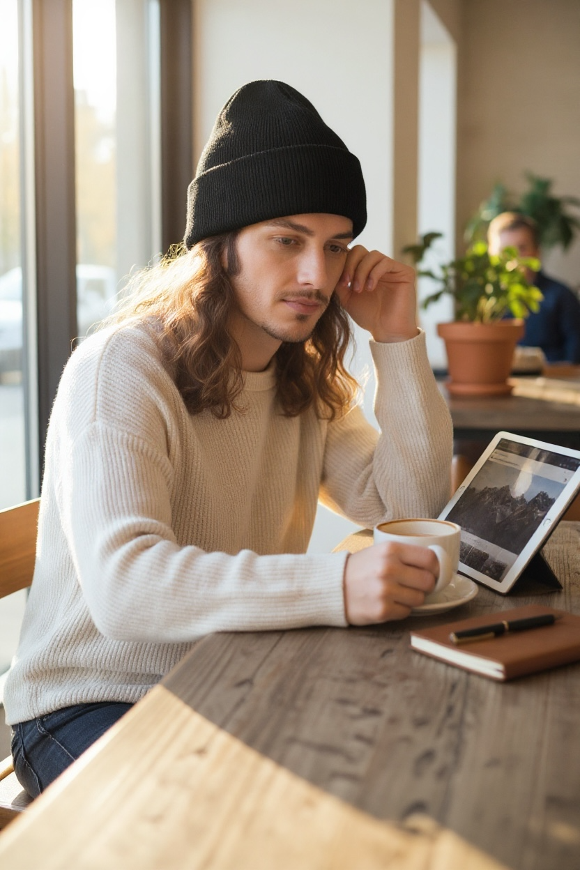 Σκούφος σε πλεκτό