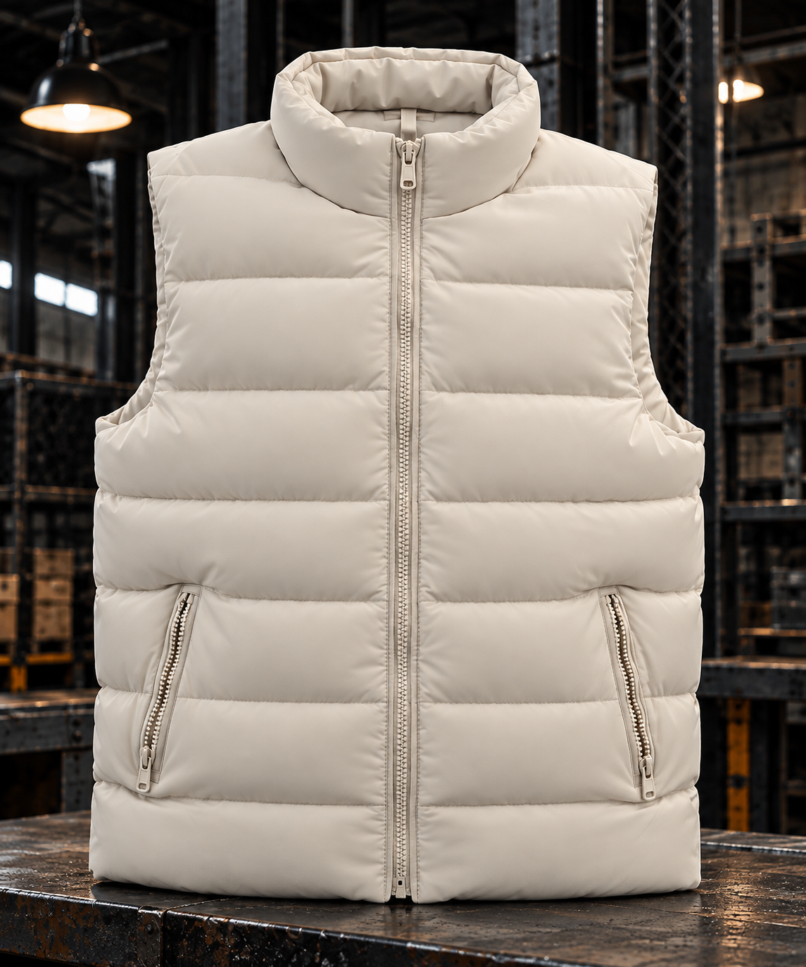 Screen quilted bomber jacket