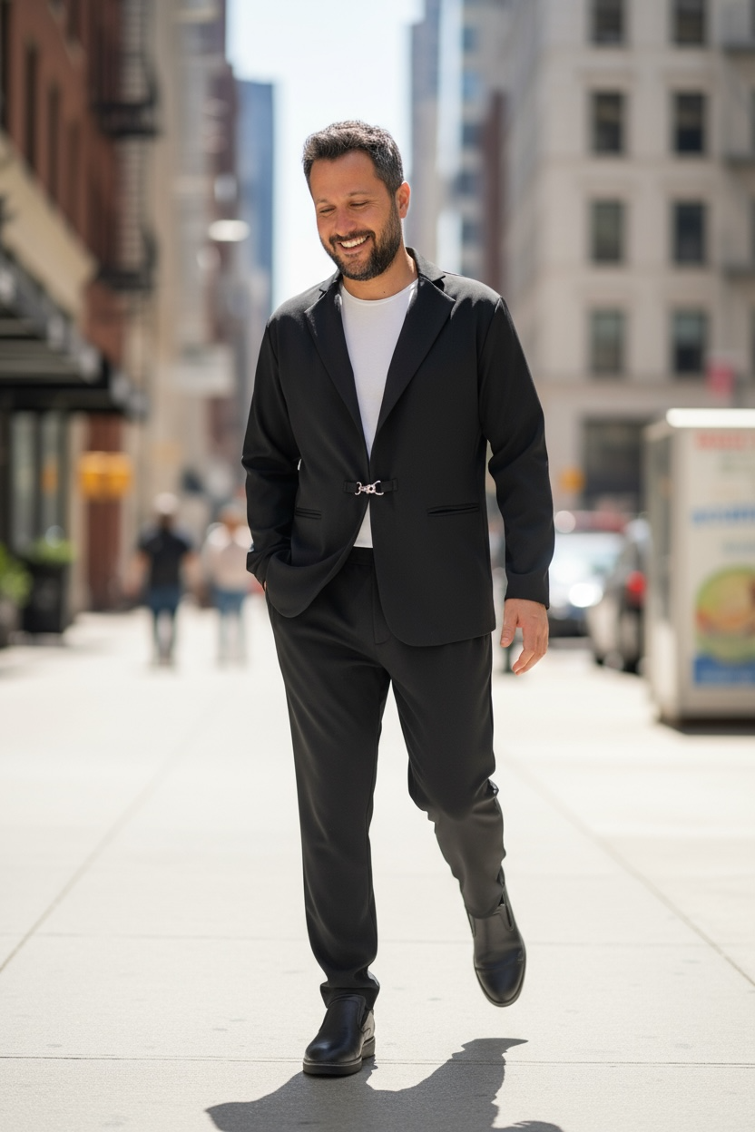 Σακάκι μονοκουμπο σε fashion γραμμή