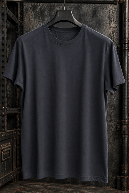 BASIC Μονόχρωμο t-shirt