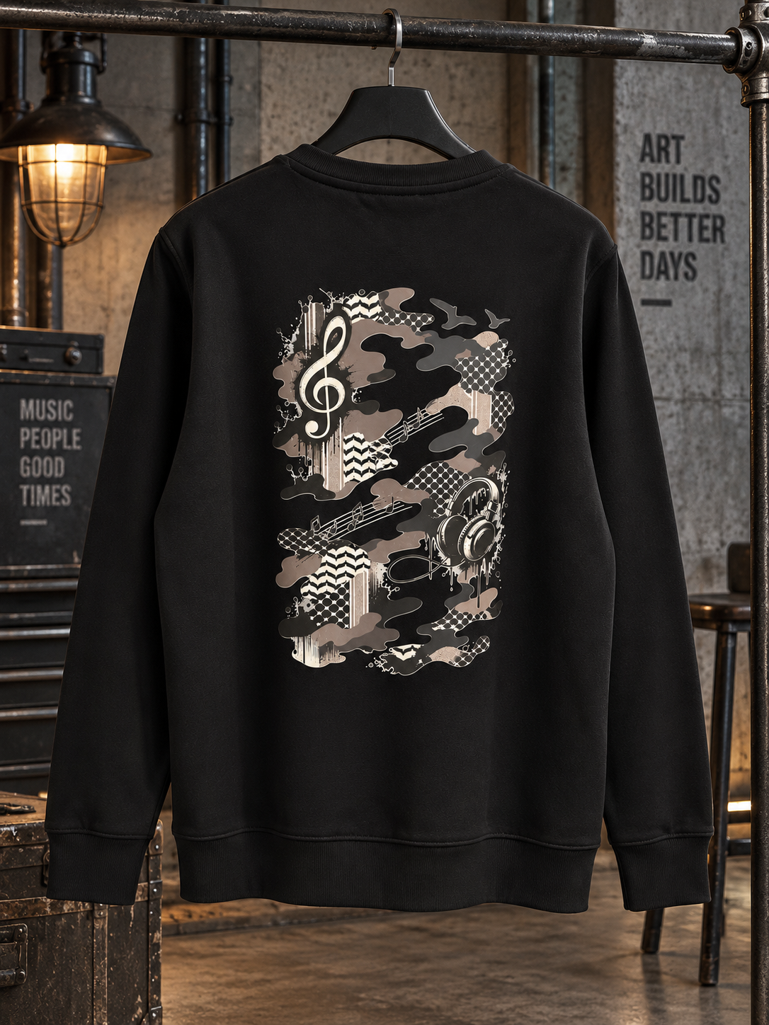 Camo SYLD Music Φούτερ Λαιμόκοψη