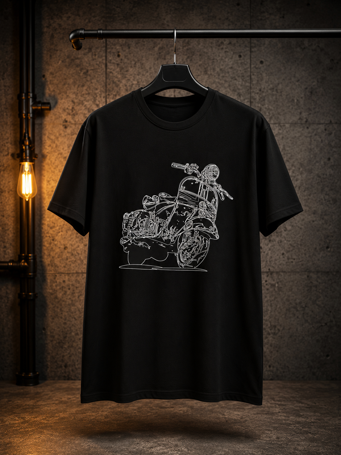 Vespa Outlines t-shirt
