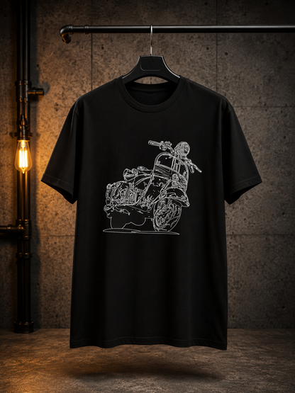 Vespa Outlines t-shirt