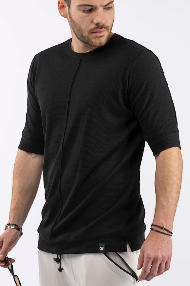 Κοντομάνικη μπλούζα με μανίκι αγκώνα  - Short sleeve t-shirt