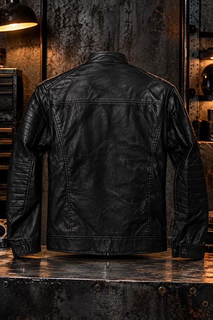 Screen quilted bomber jacket