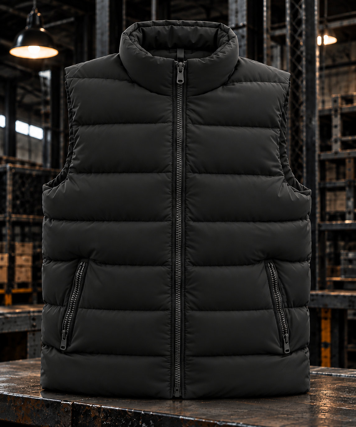 Screen quilted bomber jacket