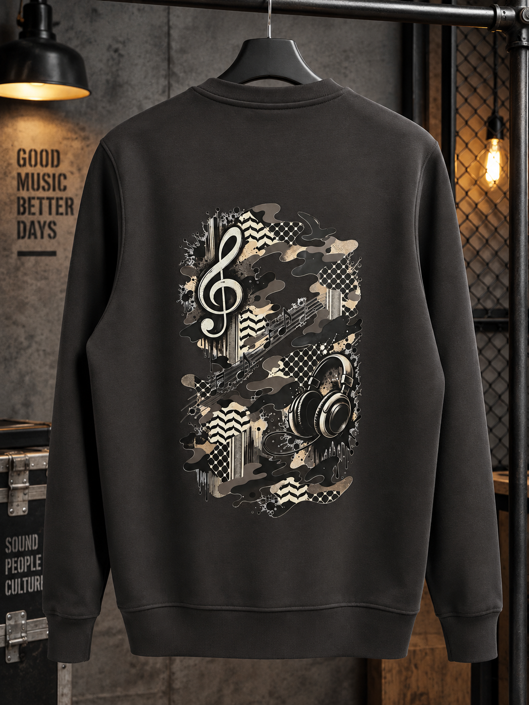 Camo SYLD Music Φούτερ Λαιμόκοψη