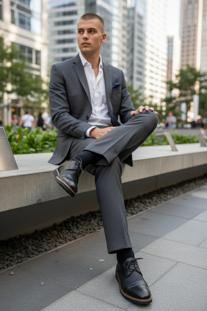 Ανδρικά δερμάτινα παπούτσια σε άνετη γραμμή