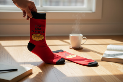 Κάλτσες σε ποικιλία σχεδίων (ψηλές) Cheese