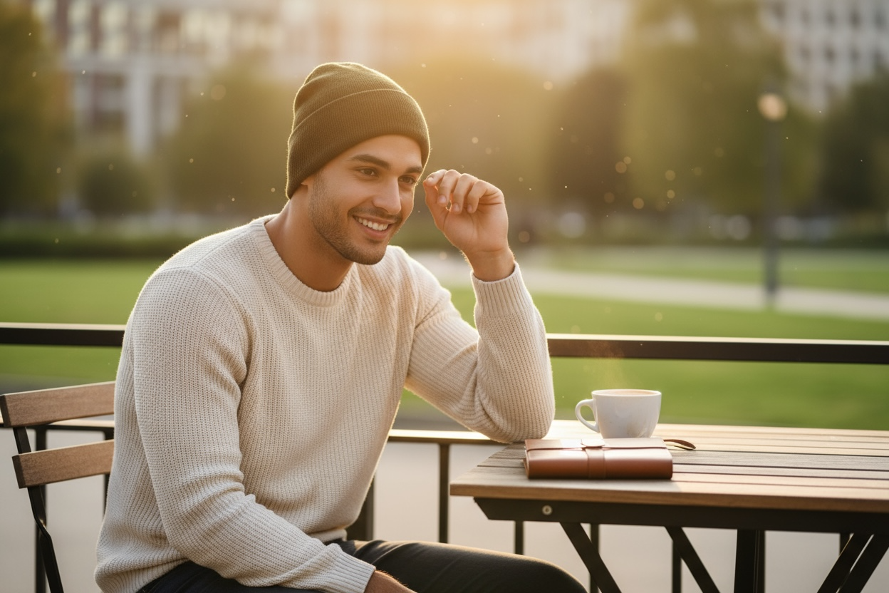 Σκούφος σε πλεκτό