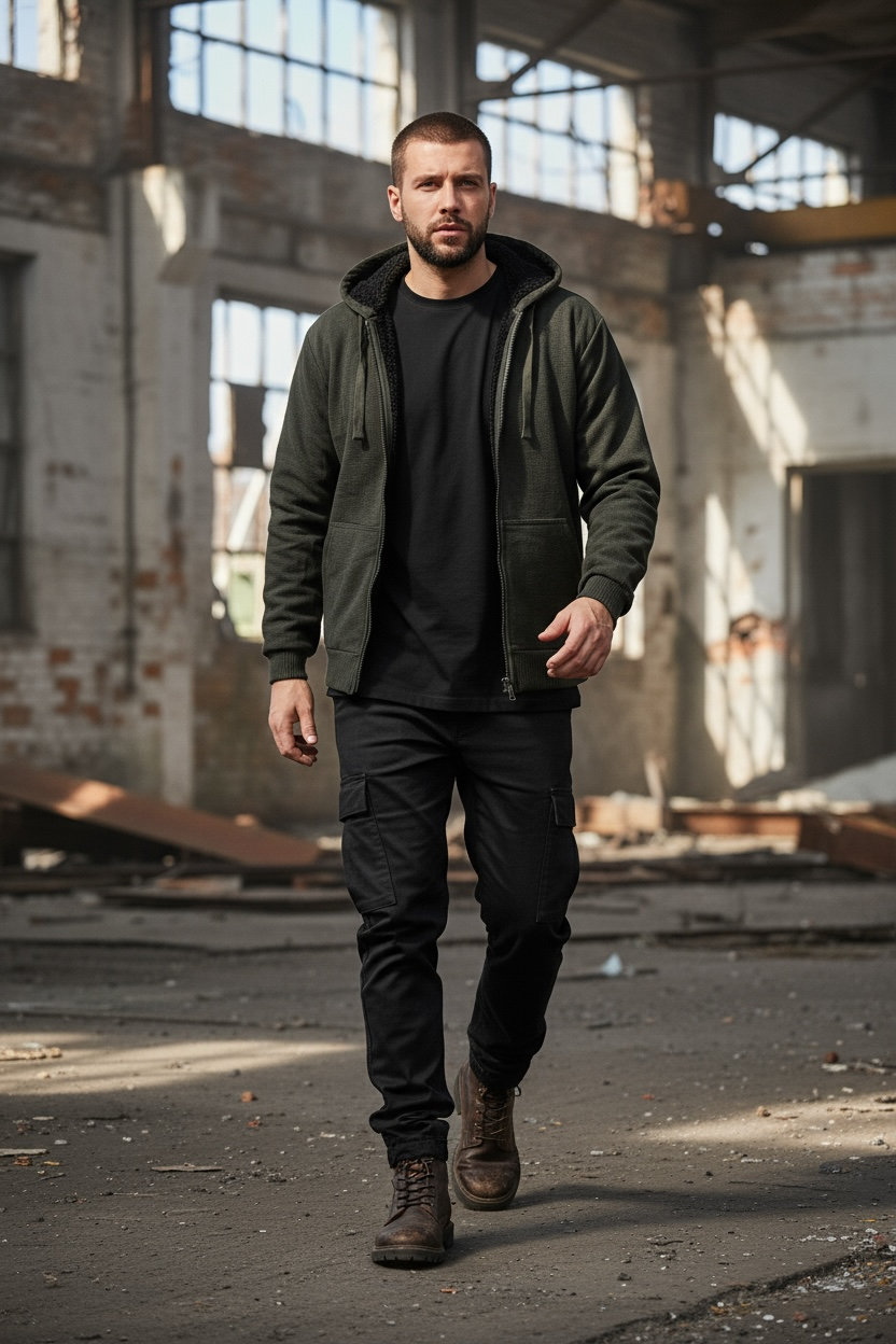 Ζακέτα ζακάρ με επένδυση