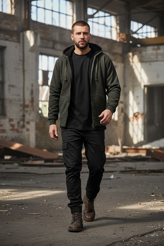 Ζακέτα ζακάρ με επένδυση