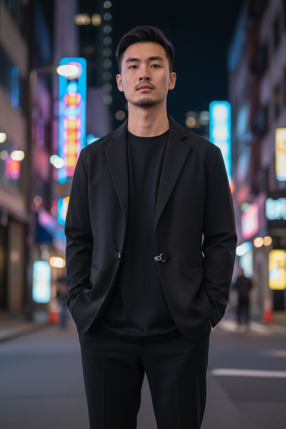 Σακάκι μονοκουμπο σε fashion γραμμή