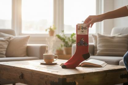 Κάλτσες σε ποικιλία σχεδίων (ψηλές) - Moto