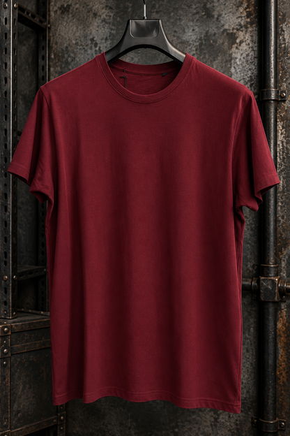BASIC Μονόχρωμο t-shirt