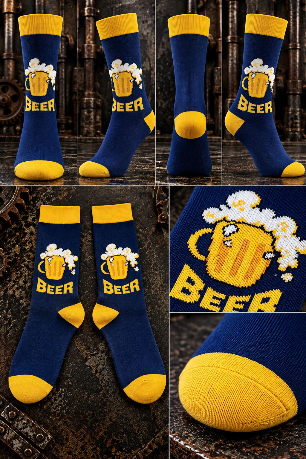 Βαμβακέρη Κάλτσα με σχέδιο DRINK BEER