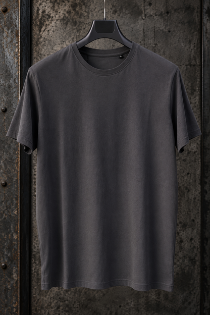 BASIC Μονόχρωμο t-shirt