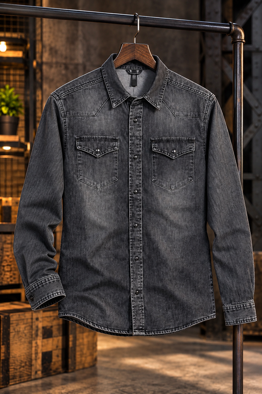 Overshirt in stretch quilted jacquard