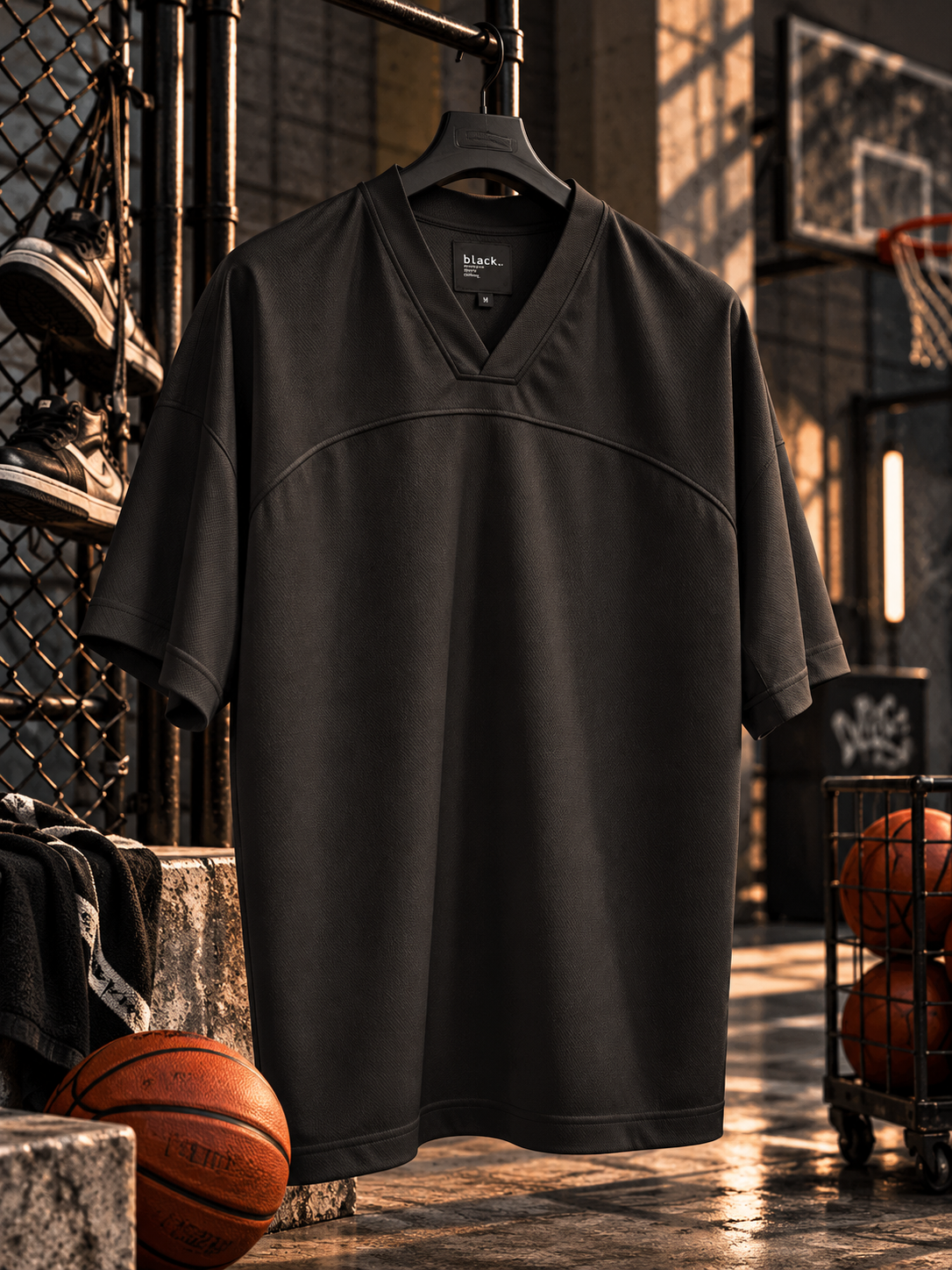 OVERSIZED Σχεδιαστικό Dry Fit t-shirt
